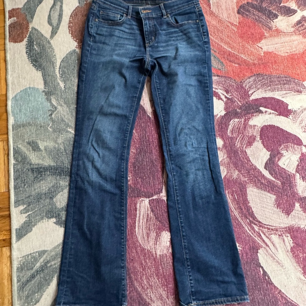 LOFT Dark Blue Flare Jeans